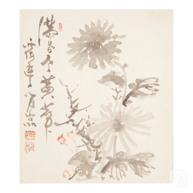 方君璧（1898-1986）與其他衆家（二十世紀） 水墨設色畫板 共十幀 | FAN TCHUNPI (FAN JUNBI 1898-1986) AND OTHER ARTISTS (20TH CENTURY) - 图5